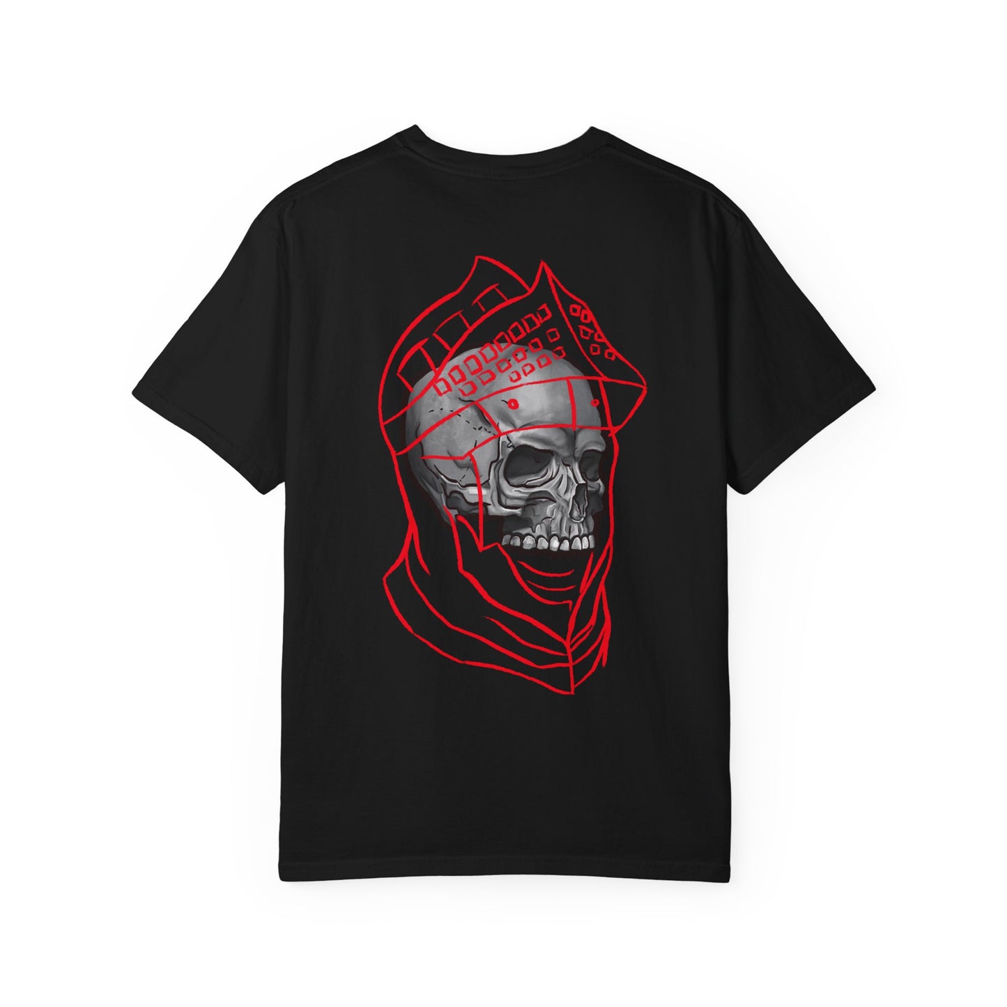 Skull knight — Temple Skull Graphic T-Shirt