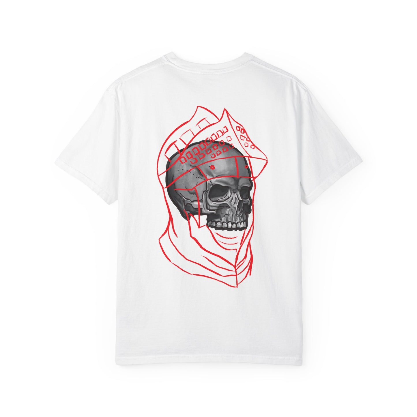 Skull knight — Temple Skull Graphic T-Shirt